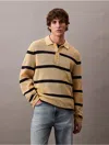 Calvin Klein Men's Striped Polo Sweater