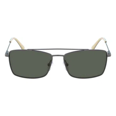 Calvin Klein Men's Sunglasses  Ck18117s-008  56 Mm Gbby2 In Green
