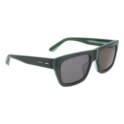 Calvin Klein Men's Sunglasses  Ck20539s-395  56 Mm Gbby2 In Green