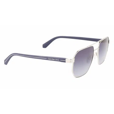 Calvin Klein Men's Sunglasses  Ckj22204s-40  56 Mm Gbby2 In Gray