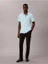 Calvin Klein Men's Supima Cotton Classic Polo Shirt In Blue