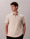 Calvin Klein Men's Supima Cotton Classic Polo Shirt In Neutral