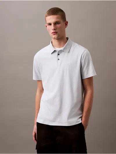 Calvin Klein Men's Supima Cotton Classic Polo Shirt In Plein Air