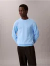Calvin Klein Men's Supima Cotton Classic Sweater In Blue