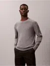 Calvin Klein Men's Supima Cotton Classic Sweater In Gray
