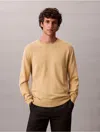 Calvin Klein Men's Supima Cotton Classic Sweater In Yellow