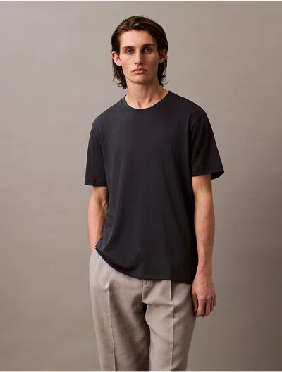 Calvin Klein Men's Supima Cotton Crewneck T-shirt In Blue