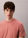 Calvin Klein Men's Short Sleeve Supima Cotton Interlock T-shirt In Orange