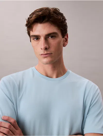 Calvin Klein Men's Supima Cotton Crewneck T-shirt In Blue