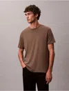 Calvin Klein Men's Supima Cotton Crewneck T-shirt In Brown