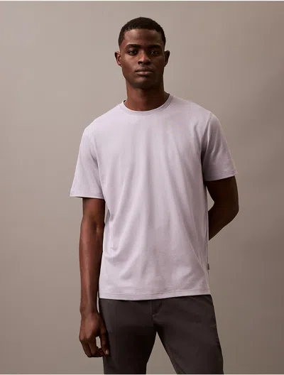 Calvin Klein Men's Supima Cotton Crewneck T-shirt In Lilac Gray