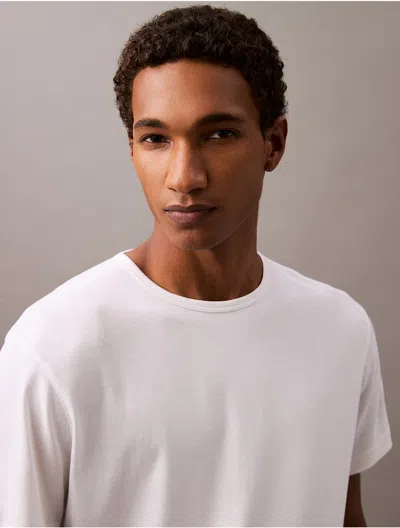 Calvin Klein Men's Supima Cotton Tailored T-shirt In Brilliant White
