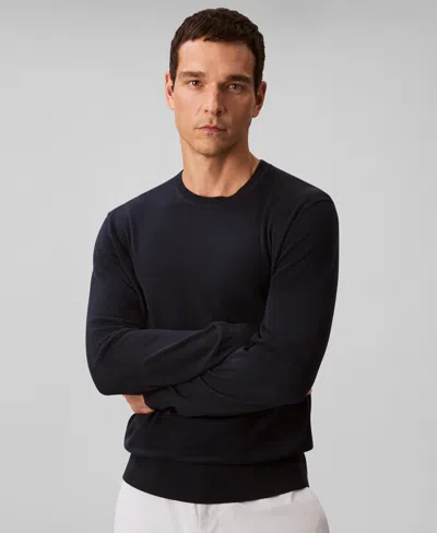 Calvin Klein Men's Supima Crewneck Sweater In Blue