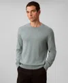 Calvin Klein Men's Crewneck Long Sleeve T-shirt In Blue