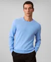 Calvin Klein Men's Supima Crewneck Sweater In Blue