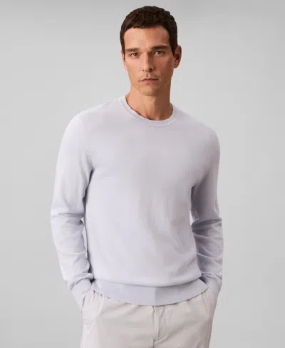 Calvin Klein Men's Supima Crewneck Sweater In White