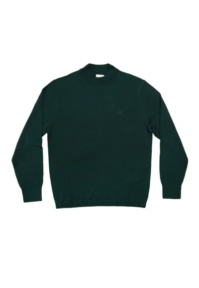 Calvin Klein Men's Sweater  Lv04le309g Opi In Green