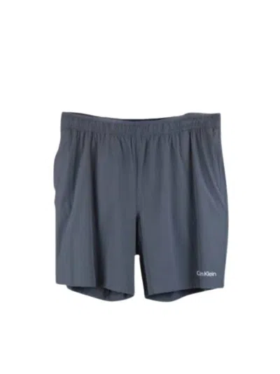 Calvin Klein Men's Swim Trunk In Grey