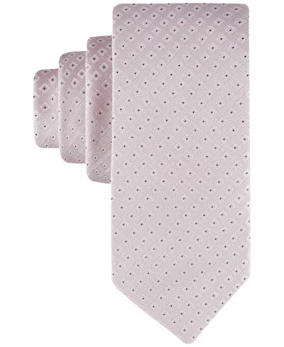 Calvin Klein Men's Syrus Dot Tie In Pink