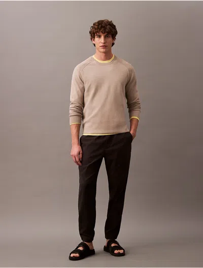 Calvin Klein Men's Tech Classic Pull-on Pants In Pirate Black