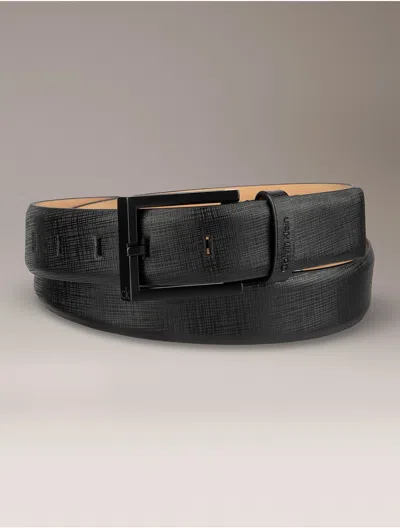 Calvin Klein Men's Tech Harness Buckle Belt In Black