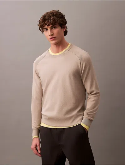 Calvin Klein Men's Tech Knit Crewneck Sweater