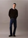 Calvin Klein Men's Tech Knit Crewneck Sweater In Black