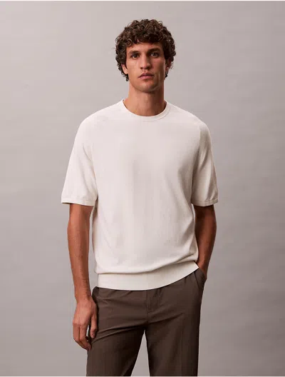 Calvin Klein Men's Tech Knit Crewneck Sweater T-shirt In Multi