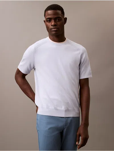 Calvin Klein Men's Tech Knit Crewneck Sweater T-shirt