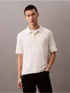Calvin Klein Men's Tech Knit Polo Shirt In Vaporous Gray