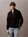 Calvin Klein Men's Tech Knit Quarter Zip Sweater
