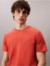 Calvin Klein Men's Tech Pique T-shirt In Orange