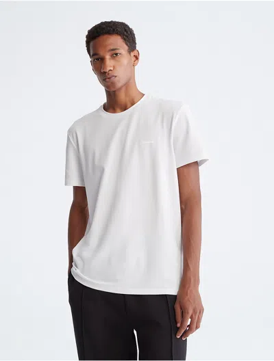 Calvin Klein Men's Tech Pique T-shirt In Brillant White