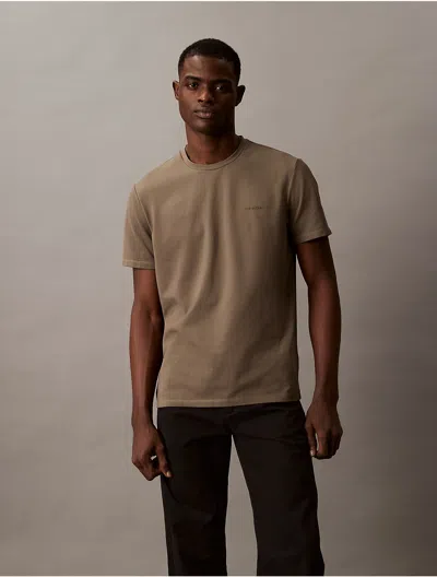 Calvin Klein Men's Tech Pique T-shirt In Bungee Cord