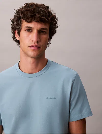 Calvin Klein Men's Tech Pique T-shirt In Green