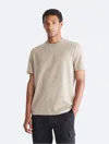Calvin Klein Men's Tech Pique T-shirt In Greige