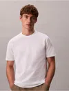 Calvin Klein Men's Tech Pique T-shirt In White