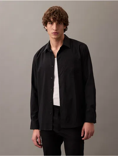 Calvin Klein Men's Tech Poplin Button-down Shirt