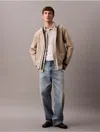 Calvin Klein Men's Tech Shell Hooded Jacket In Vintage Khaki