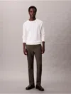 Calvin Klein Men's Tech Slim Stretch Woven Chino In Gray
