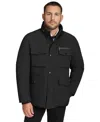 Calvin Klein Technical Water Resistant Field Jacket In Black