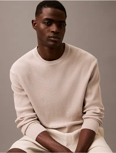 Calvin Klein Men's Textured Relaxed Sweater