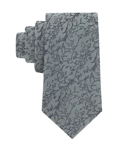 Calvin Klein Men's Thalia Floral Tie In Gray
