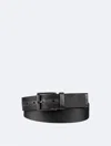 Calvin Klein Men's Tonal Fabric Belt In Black