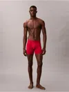 Calvin Klein Men's Tonal Logo Boxer Brief In Red