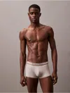 Calvin Klein Men's Tonal Logo Low Rise Trunk In Ash