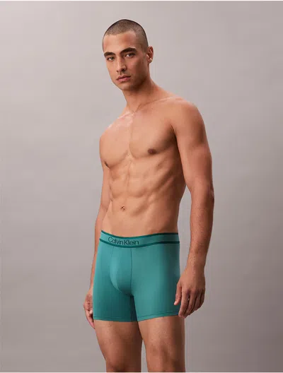 Calvin Klein Men's Tonal Logo Micro Boxer Brief In Blue