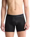 Calvin Klein Men's Tonal Logo Micro Boxer Briefs In Black