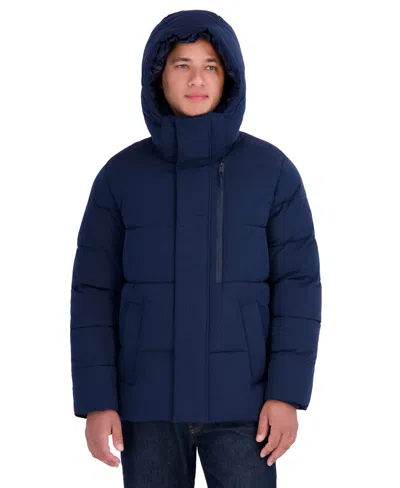 Calvin Klein Men's Tyler Modern Short Puffer Jacket In Blue