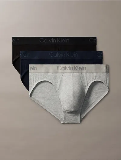 Calvin Klein Men's Ultra Soft Modal 3-pack Hip Brief In Multi